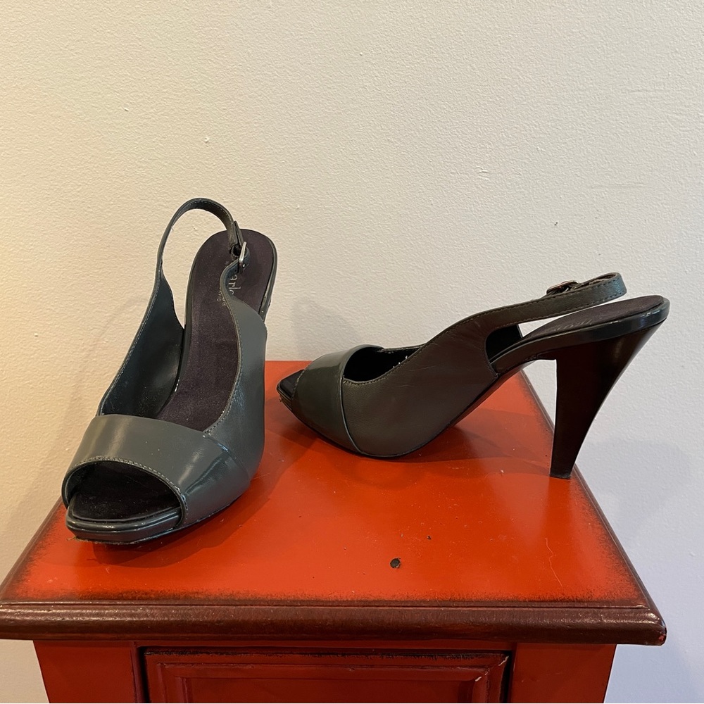 Charles by Charles David grey heels.